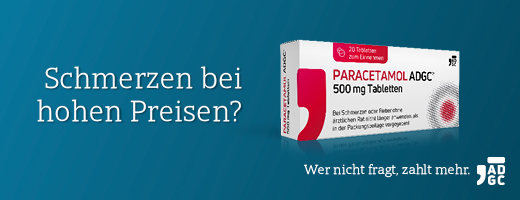 PARACETAMOL ADGC 500 mg tablete, 20 kosov