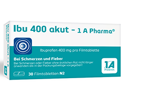 IBU 400 akut-1A Pharma filmsko obložene tablete, 30 kosov