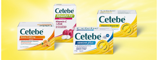 CETEBE Kapsule s podaljšanim sproščanjem vitamina C 500 mg, 180 kosov
