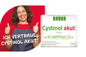 CYSTINOL akutne obložene tablete, 60 kosov