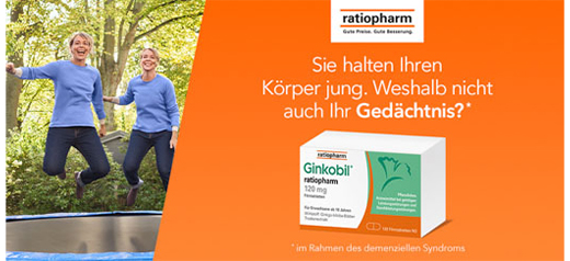 GINKOBIL-ratiopharm 120 mg filmsko obložene tablete, 30 kosov