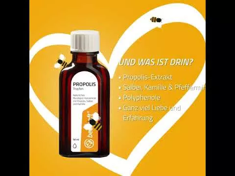 Video o izdelku Beecraft Propolis kapljice koncentrat za ustno vodo, 50 ml