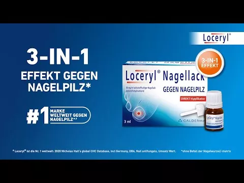 Video o izdelku Loceryl lak proti glivicam na nohtih DIREKT-aplikator, 1,25 ml