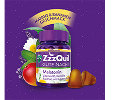 WICK ZzzQuil Good Night Mango & Banana, 60 kosov