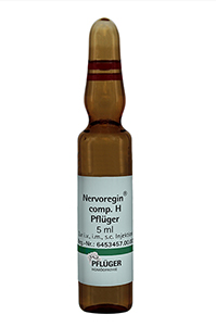 NERVOREGIN comp.H Pflüger Ampule, 10 kosov