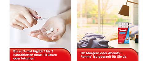 RENNIE Žvečljive tablete, 24 kosov