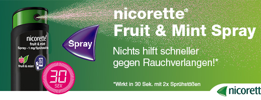 NICORETTE Sadje & Meta Spray 1 mg/spray NFC, 1 kos