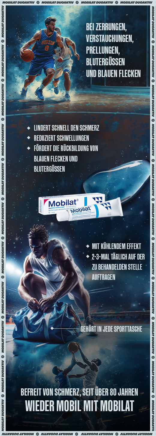 MOBILAT Duoaktiv gel proti bolečinam, 100 g
