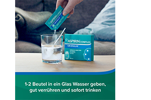 ASPIRIN COMPLEX Btl.w.Gran.z.Herst.e.Susp.z.Einn., 10 kosov
