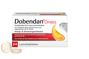DOBENDAN Neposredno Flurbiprofen 8,75 mg pastile, 24 kosov