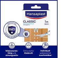 HANSAPLAST Klasični omet 8 cm x 1 m, 1 kos
