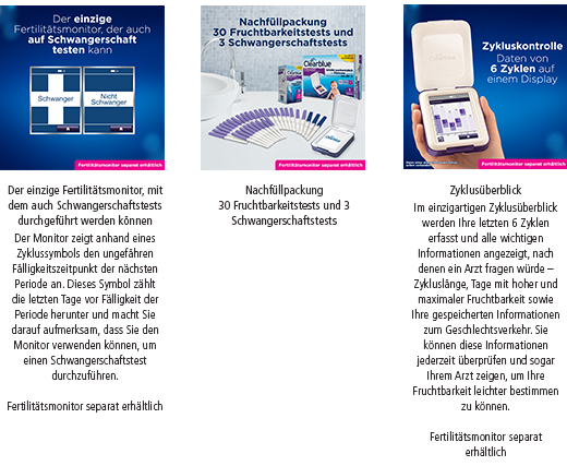 CLEARBLUE Testni trakovi Fertility Monitor 30+3, 33 kosov