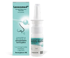 LEVOCAMED 0,5 mg/ml suspenzija za pršilo za nos, 5 ml