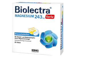 BIOLECTRA Magnezij 243 mg forte citronske tablete, 20 kosov