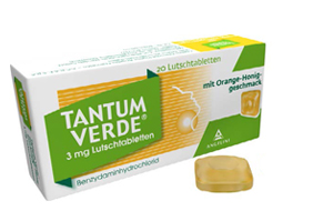 TANTUM VERDE 3 mg pastilke z okusom pomaranče in medu, 20 kosov