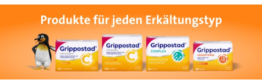GRIPPOSTAD Vroča pijača v prahu, 10 kosov
