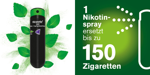 NICORETTE Mint Spray 1 mg/spray, 2 kosa