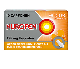 NUROFEN Junior 125 mg svečke, 10 kosov