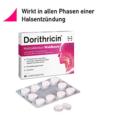 DORITHRICIN Pastilke za grlo z gozdnimi sadeži, 40 kosov