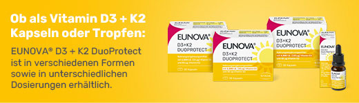 EUNOVA DuoProtect D3+K2 1000 I.U./80 μg kapsule, 30 kosov