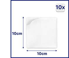 HANSAPLAST Kompresi sterilni 10x10 cm, 5X2 kosov