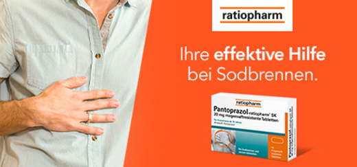 PANTOPRAZOL-ratiopharm SK 20 mg enterijsko obložene tablete, 14 kosov