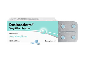DESLORADERM 5 mg filmsko obložene tablete, 50 kosov