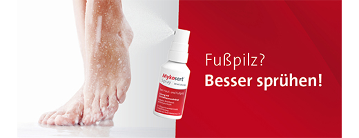 MYKOSERT Sprej za kožo in atletsko stopalo, 30 ml