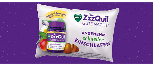 WICK ZzzQuil Good Night Mango & Banana, 60 kosov