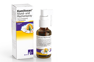 KAMILLOSAN Pršilo za usta in grlo, 30 ml