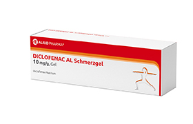 DICLOFENAC AL Gel proti bolečinam 10 mg/g, 120 g