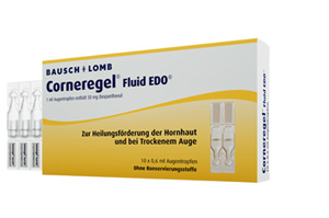 CORNEREGEL Tekočina EDO Kapljice za oči, 10X0,6 ml