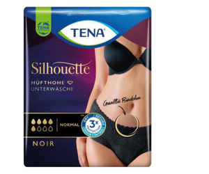TENA SILHOUETTE normal M noir, 10 kosov