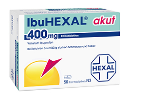IBUHEXAL akutno 400 filmsko obloženih tablet, 50 kosov