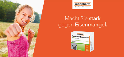 EISENTABLETTEN-ratiopharm N 50 mg filmsko obložene tablete, 100 kosov