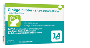 GINKGO BILOBA-1A Pharma 120 mg filmsko obložene tablete, 60 kosov
