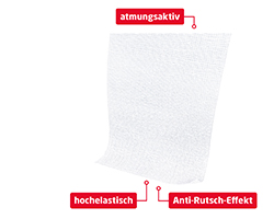 LEUKOPLAST Elastomull lepilni fiksirni trak elastičen 10 cmx4 m, 1 kos