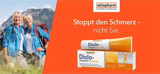 DICLO-RATIOPHARM Gel proti bolečinam, 50 g