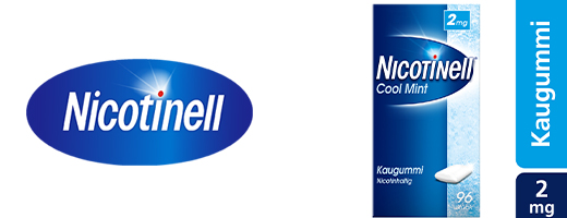 NICOTINELL Žvečilni gumi Cool Mint 2 mg, 96 kosov