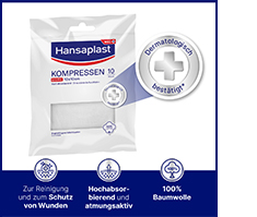 HANSAPLAST Kompresi sterilni 10x10 cm, 5X2 kosov
