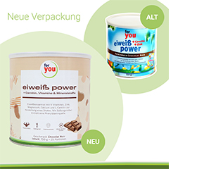 FOR YOU eiweiß power čokolada v prahu, 750 g
