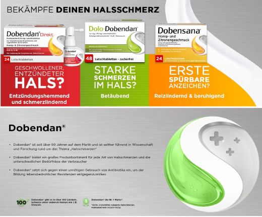 DOLO-DOBENDAN 1,4 mg/10 mg pastile, 48 kosov