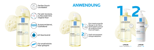 ROCHE-POSAY Lipikar olje za prhanje in kopel AP+, 750 ml
