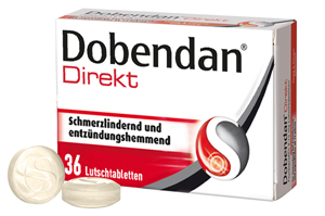 DOBENDAN Neposredno Flurbiprofen 8,75 mg pastilke, 36 kosov