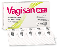 VAGISAN sept vaginalne svečke s povidon-jodom, 10 kosov