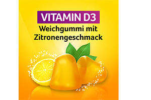 VIGANTOLVIT 2000 I.U. vitamina D3, mehki gumiji, 60 kosov