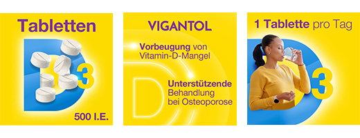 VIGANTOL 500 I.U. Vitamin D3 tablete, 50 kapsul