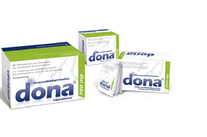 DONA 250 mg obložene tablete, 50 kosov