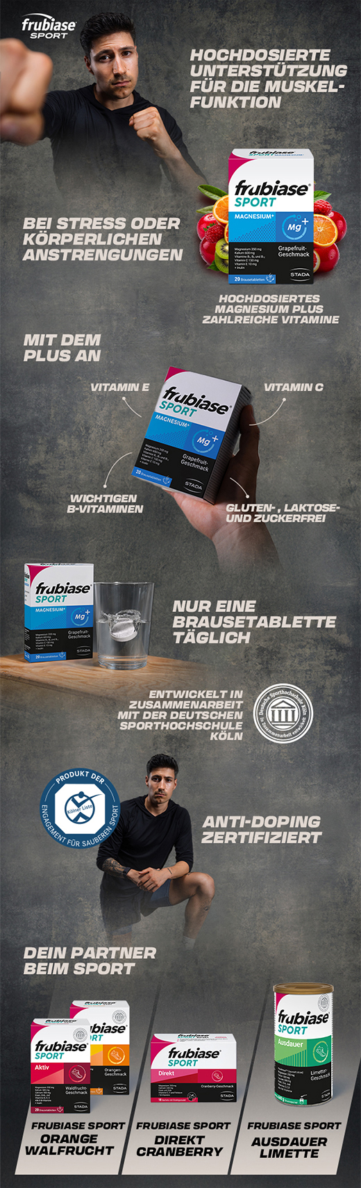 FRUBIASE MAGNESIUM Plus šumeče tablete, 20 kosov