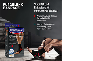 HANSAPLAST Športna opornica za gleženj velikosti L, 1 kos